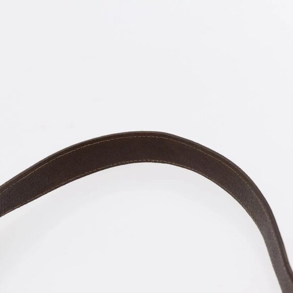 GUCCI GG Supreme Web Sherry Line Shoulder Bag PVC Beige Gold Red Auth 95726 - Picture 9 of 16